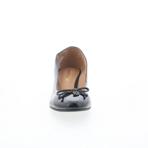 Hush Puppies Morkie Charm HW06425-002 Womens Black Leather Loafer Flats Shoes