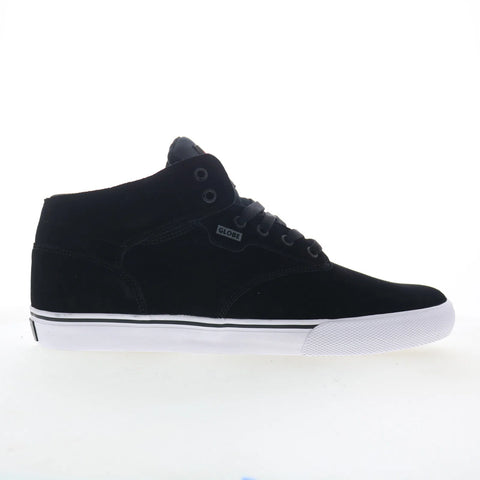 Globe Motley Mid GBMOTLEYM Mens Black Suede Skate Inspired Sneakers Shoes