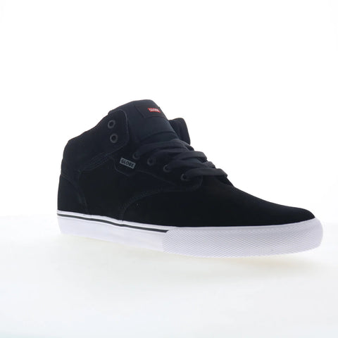 Globe Motley Mid GBMOTLEYM Mens Black Suede Skate Inspired Sneakers Shoes