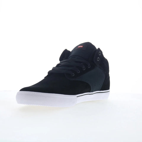 Globe Motley Mid GBMOTLEYM Mens Black Suede Skate Inspired Sneakers Shoes