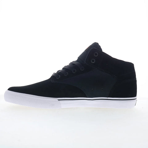 Globe Motley Mid GBMOTLEYM Mens Black Suede Skate Inspired Sneakers Shoes