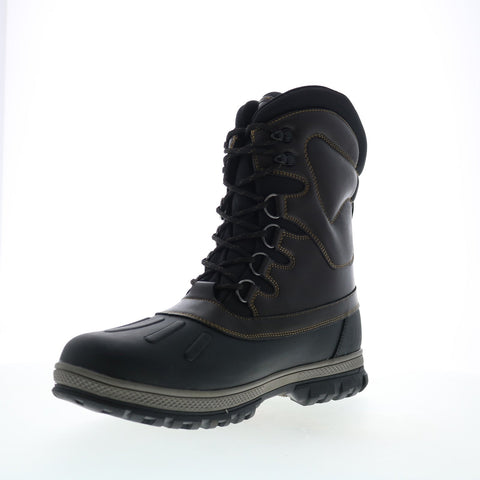 Lugz Peak Winter Boot MPEAKV-2026 Mens Black Synthetic Casual Dress Boots