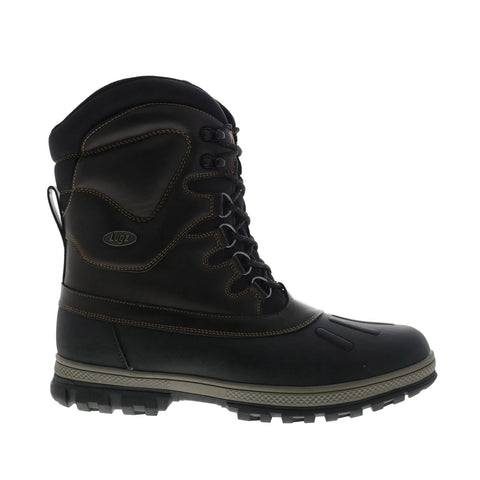 Lugz Peak Winter Boot MPEAKV-2026 Mens Black Synthetic Casual Dress Boots