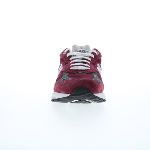 New Balance 993 MR993BU Mens Burgundy Suede Lifestyle Sneakers Shoes