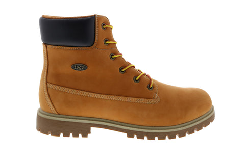 Lugz Rucker Hi MRUCKRHK-747 Mens Brown Synthetic Lace Up Casual Dress Boots