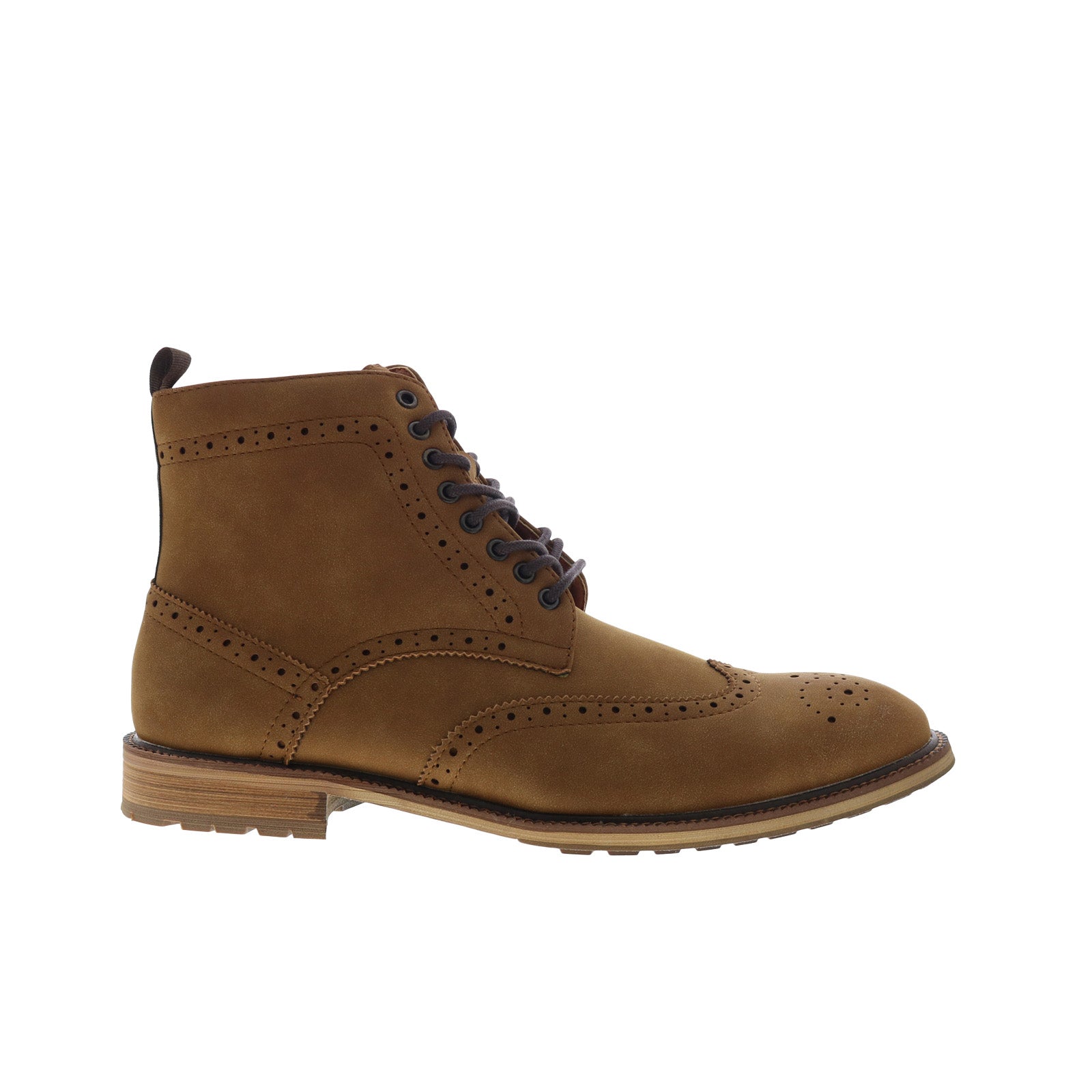 Steve Madden M-Ryland Mens Brown Suede Lace Up Casual Dress  display picture 3