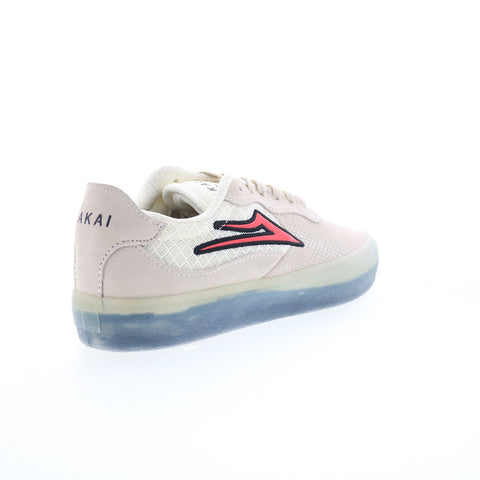 Lakai Essex MS1230263A00 Mens Beige Suede Skate Inspired Sneakers Shoes