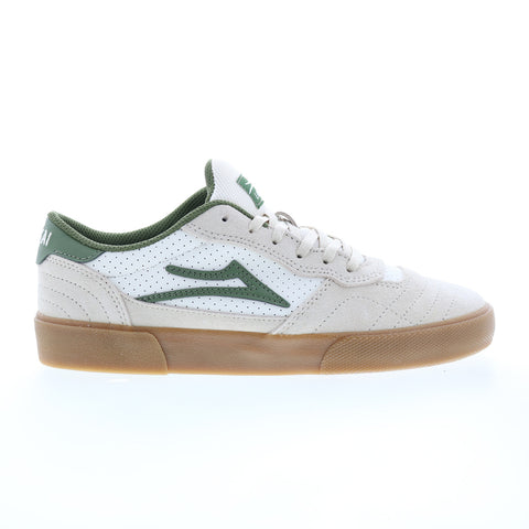 Lakai Cambridge Mens Beige Suede Lace Up Skate Inspired Sneakers Shoes