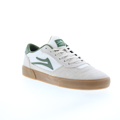 Lakai Cambridge Mens Beige Suede Lace Up Skate Inspired Sneakers Shoes