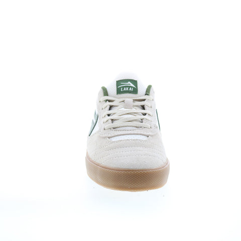 Lakai Cambridge Mens Beige Suede Lace Up Skate Inspired Sneakers Shoes