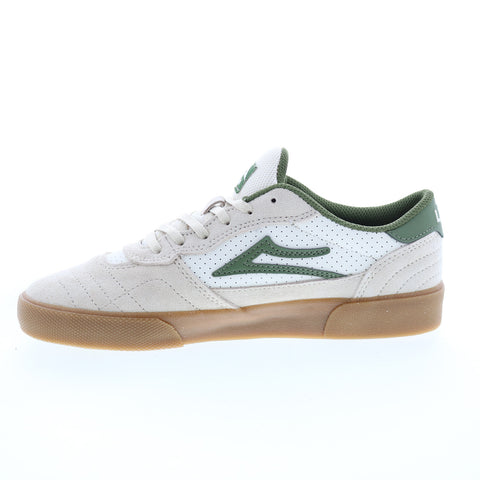 Lakai Cambridge Mens Beige Suede Lace Up Skate Inspired Sneakers Shoes