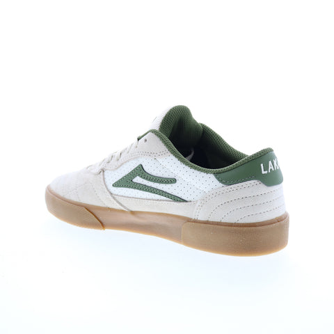 Lakai Cambridge Mens Beige Suede Lace Up Skate Inspired Sneakers Shoes