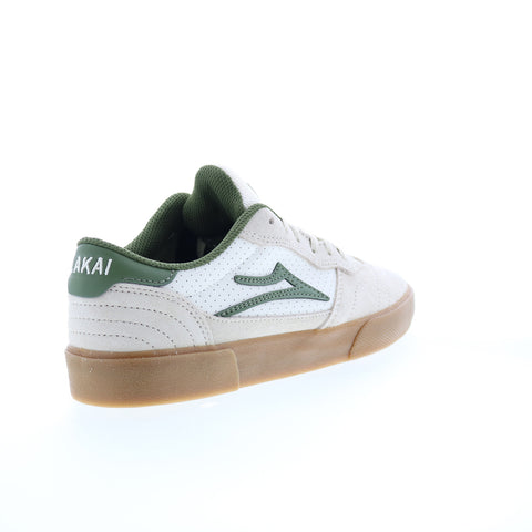 Lakai Cambridge Mens Beige Suede Lace Up Skate Inspired Sneakers Shoes