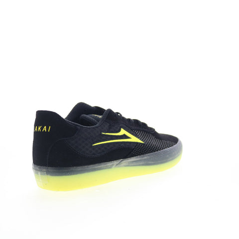 Lakai Essex MS1240263A00 Mens Black Suede Skate Inspired Sneakers Shoes