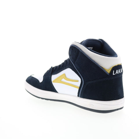Lakai Telford MS2220208B00 Mens Blue Suede Skate Inspired Sneakers Shoes