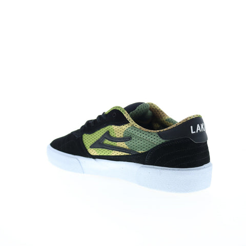 Lakai Cambridge MS2240252A00 Mens Black Suede Skate Inspired Sneakers Shoes