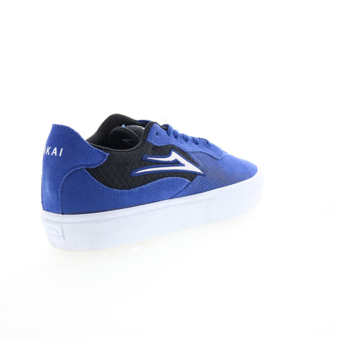Lakai Essex MS3220263A00 Mens Blue Suede Skate Inspired Sneakers Shoes
