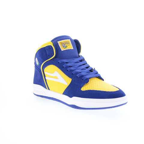 Lakai Telford Pacifico Mens Blue Suede Skate Inspired Sneakers Shoes