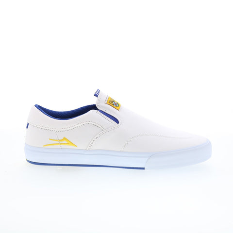 Lakai Owen VLK SMU Pacifico Mens White Skate Inspired Sneakers Shoes