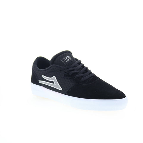 Lakai Cardiff MS3230264A00 Mens Black Suede Skate Inspired Sneakers Shoes