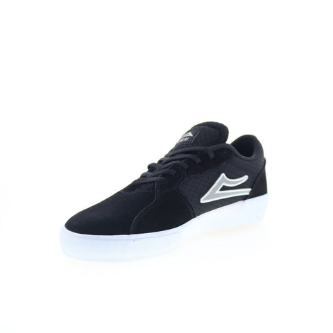Lakai Cardiff MS3230264A00 Mens Black Suede Skate Inspired Sneakers Shoes