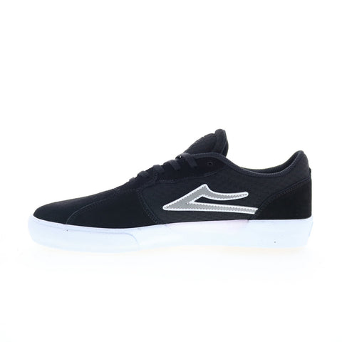 Lakai Cardiff MS3230264A00 Mens Black Suede Skate Inspired Sneakers Shoes