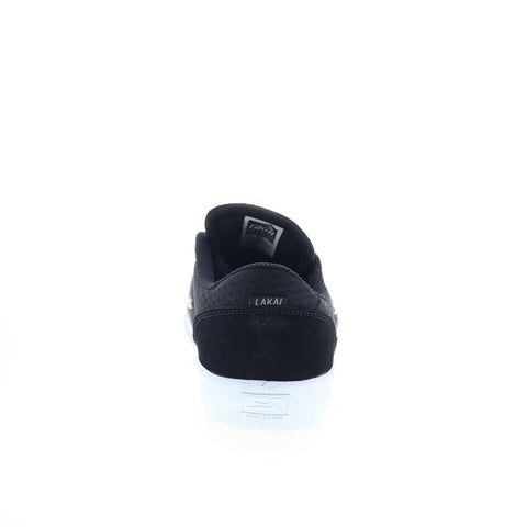 Lakai Cardiff MS3230264A00 Mens Black Suede Skate Inspired Sneakers Shoes
