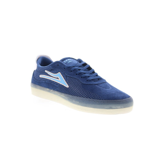 Lakai Essex MS3240263A00 Mens Blue Suede Skate Inspired Sneakers Shoes