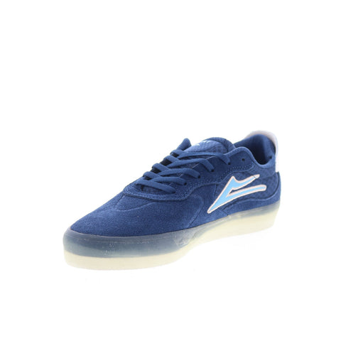 Lakai Essex MS3240263A00 Mens Blue Suede Skate Inspired Sneakers Shoes