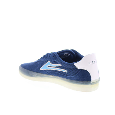 Lakai Essex MS3240263A00 Mens Blue Suede Skate Inspired Sneakers Shoes