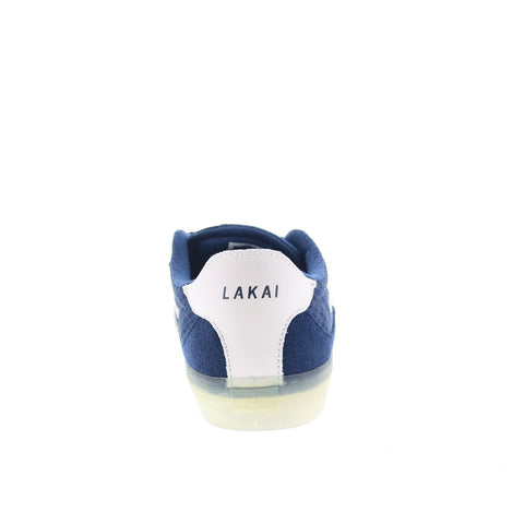 Lakai Essex MS3240263A00 Mens Blue Suede Skate Inspired Sneakers Shoes