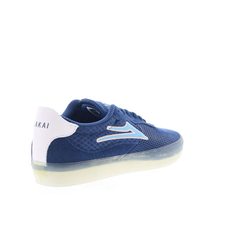 Lakai Essex MS3240263A00 Mens Blue Suede Skate Inspired Sneakers Shoes