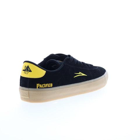 Lakai Newport Pacifico MS3240251A03 Mens Black Suede Skate Sneakers Shoes