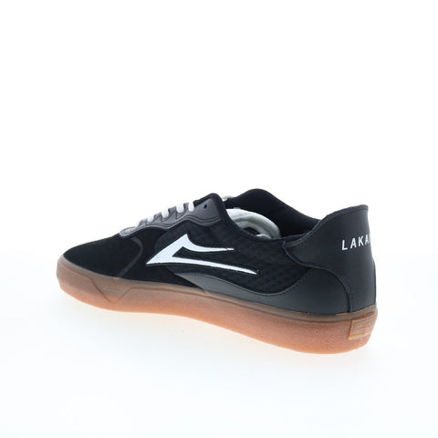 Lakai Essex MS3240263A00 Mens Black Suede Skate Inspired Sneakers Shoes