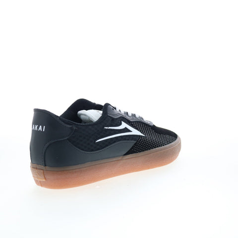 Lakai Essex MS3240263A00 Mens Black Suede Skate Inspired Sneakers Shoes