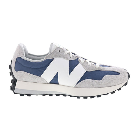 New Balance 327 MS327CZ Mens Gray Suede Lace Up Lifestyle Sneakers Shoes