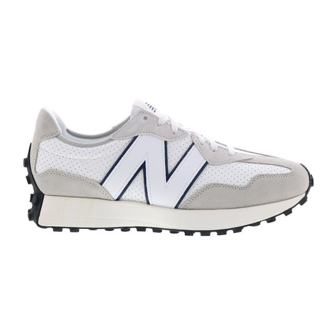 New Balance 327 MS327NH Mens Gray Suede Lace Up Lifestyle Sneakers Shoes