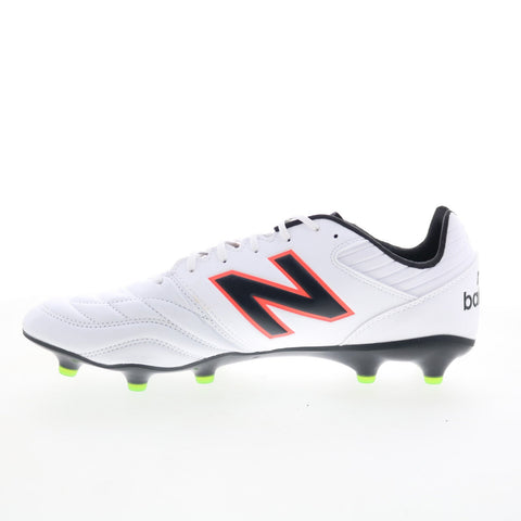 New Balance 442 V2 Pro FG MS41FWD2 Mens White Athletic Soccer Cleats Shoes