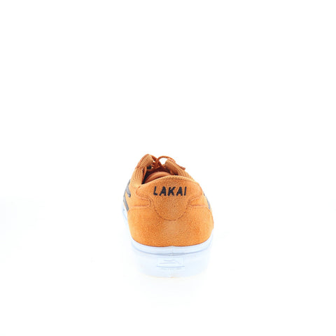 Lakai Manchester MS422-0200-A00 Mens Orange Suede Lifestyle Sneakers Shoes