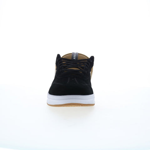 Lakai Atlantic MS4240082B00 Mens Black Suede Skate Inspired Sneakers Shoes