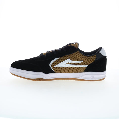 Lakai Atlantic MS4240082B00 Mens Black Suede Skate Inspired Sneakers Shoes