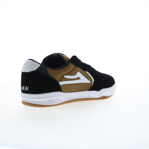 Lakai Atlantic MS4240082B00 Mens Black Suede Skate Inspired Sneakers Shoes