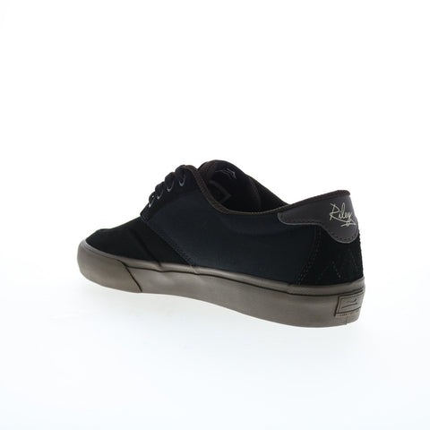 Lakai Riley 3 MS4240094A00 Mens Black Suede Skate Inspired Sneakers Shoes
