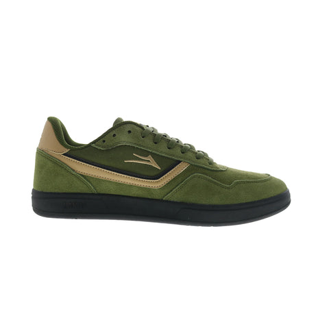 Lakai Terrace MS4240130B00 Mens Green Suede Skate Inspired Sneakers Shoes