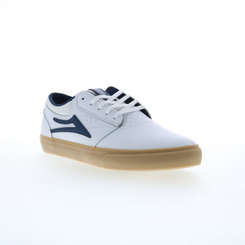 Lakai Griffin MS4240227A00 Mens White Leather Skate Inspired Sneakers Shoes