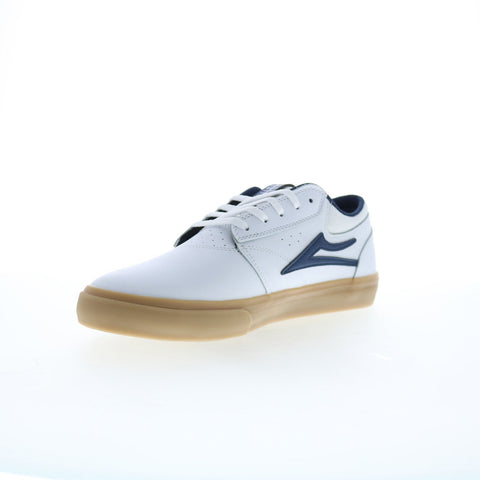 Lakai Griffin MS4240227A00 Mens White Leather Skate Inspired Sneakers Shoes