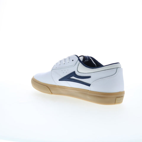 Lakai Griffin MS4240227A00 Mens White Leather Skate Inspired Sneakers Shoes