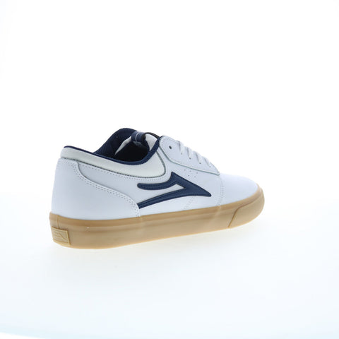 Lakai Griffin MS4240227A00 Mens White Leather Skate Inspired Sneakers Shoes