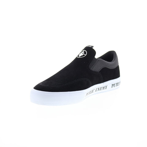 Lakai Owen Vlk Public Enemy MS4240232A00 Mens Black Suede Skate Sneakers Shoes