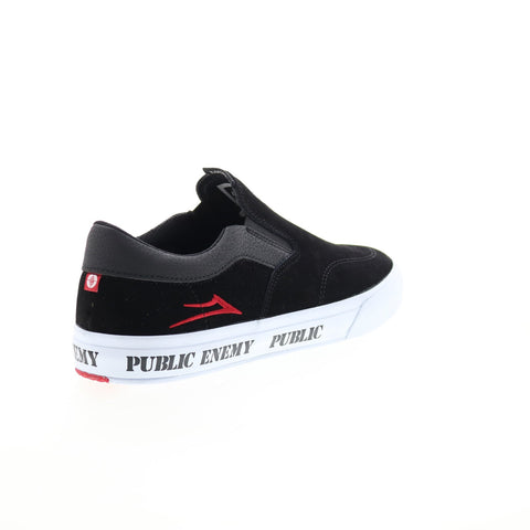 Lakai Owen Vlk Public Enemy MS4240232A00 Mens Black Suede Skate Sneakers Shoes